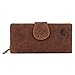 RUSTIC TOWN Genuine Leather Bifold Clutch Wallet - Card Pockets for Billfold, Cash, Coin Gift for Ladies Women