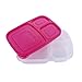 Meal Prep Containers,7 Pack Lunch Boxes, Food Storage With Lids, BPA Free Bento Lunch Box Set With 3 Separated Compartments, Leak Proof,Resuable,Stackable,Microwaveable,Freezer And Dishwasher Safe