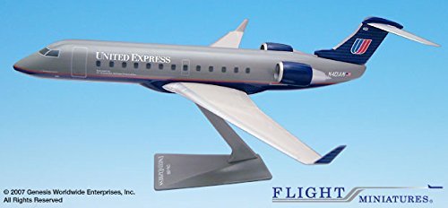 Flight Miniatures Air Wisconsin United Express Bombardier CRJ200 1:100 Scale