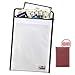 Fireproof Bag, TEROMAS Fire and Water Resistant Document Safety Storage(15″ x 11″) for Home, 2000℉ Fireproof Folder Case with Non-Itchy Double Strong Silicone Coated Layer Fiberglass Heat