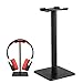 Headphone Stand, Auledio Universal Aluminum Headphone Holder Headset Showing Display Stand Hanger for All Headphones Size - Black