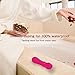 Bullet Vibrators, Enlove, Protable Adult Sex Toy with 20 Vibration Modes for Travel Clitoral G-spot Stimulation, Rechargeable Waterproof Vibrator for Men Women Couples, Rose Redthumb 4