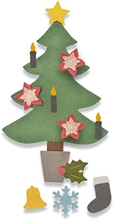 Fustella Albero Di Natale Grande.Sizzix Fustella Bigz Plus Albero Di Natale Multicolore Taglia Unica Amazon It Casa E Cucina
