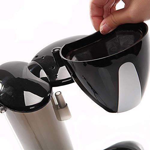 JSMY Filterkaffeemaschine/Filterkaffeemaschine mit Glaskessel/abnehmbarem Trichter für einfache Reinigung,800 ml,schwarz – Bild 3