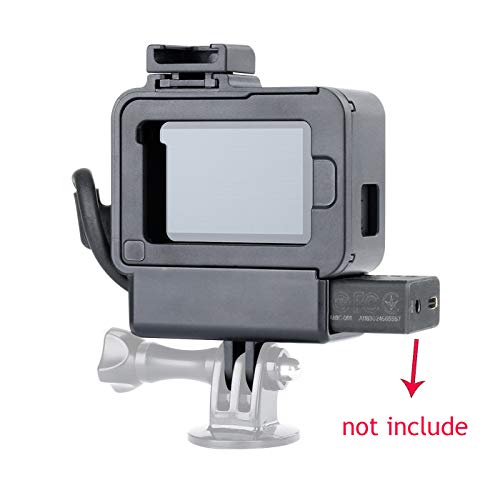 ULANZI V2 Protective Housing Case Vlogging Frame Cage with Microphone Cold Shoe Mount Compatible for GoPro Hero 7 6 5 Vlog Setup Action Camera Accessories - Thumbnail 7