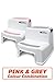 2 Step Stool for Kids and Toddler - Stepping Bathroom Potty Training Stool - Dual Height Plastic stools for Children/Child Safety - Slip/Skid Resistant Steady Grip for Toilet, Kitchen, Bed