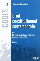 Droit constitutionnel contemporain
