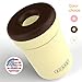 Bonke Snack Container - Leak Proof - BPA Free Plastic - 12 Oz Food jar - Perfect Baby, Girls, Boys, Kids lunch container - Fruits, Food storage containers - 1 Year Guarantee, Brown