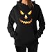Halloween Scary Pumpkin Face Jack O'lantern Women's Hoodie