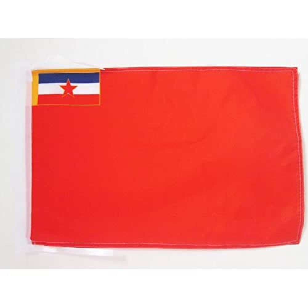 AZ FLAG Socialist Republic of Bosnia and Herzegovina 1945-1992 Flag 18'' x 12'' cords - bosnian SMALL flags 30 x 45cm - Banner 18x12 in