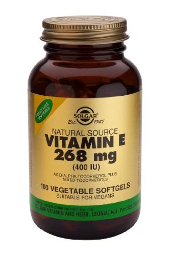 Solgar - Vitamin E, 400 IU, 100 veggie caps