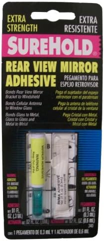 Surehold Rear View Mirror Adhesive -.03Oz, Clear
