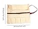 iSuperb? Cute Stationary Bag 4PCS Differently-colored Pouches Canvas Roll-up Pencil Bag Case Cosmetics Bag Pouch for Students Girls Boys (4 PCS Cartoon Roll-up Pencil Bag)