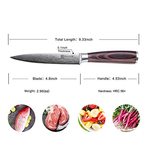 6 Utility+Knife+PAUDIN+Stainless+Ergonomic