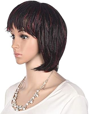 12 Inch Short Braids Wigs For Black Women African American