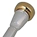 Yibuy Silver Trumpet Mouthpiece & 4 Sizes Convertible 2b 2c 3b 3c & 2 Trumpet Heads