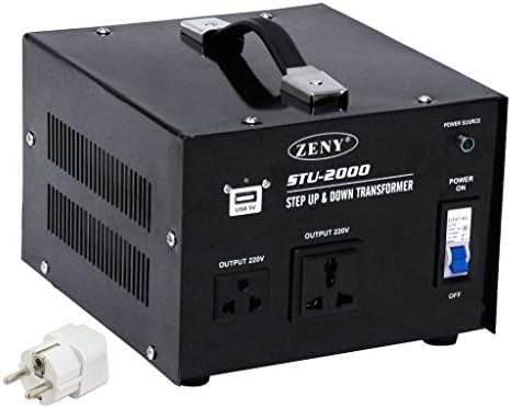 UBRTools STU 2000 W Watt Step Up From 110V To 220V Voltage Converter Transformer