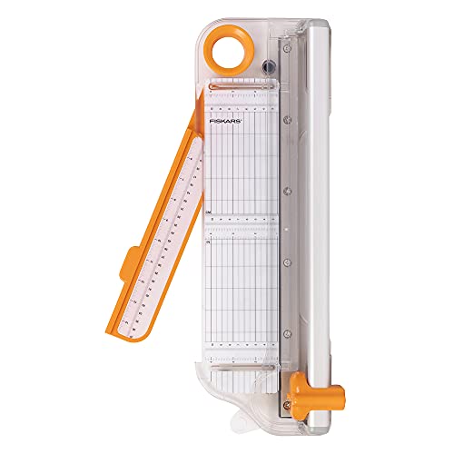 Fiskars Rotary Bypass Paper Trimmer, White/Orange Pricepulse