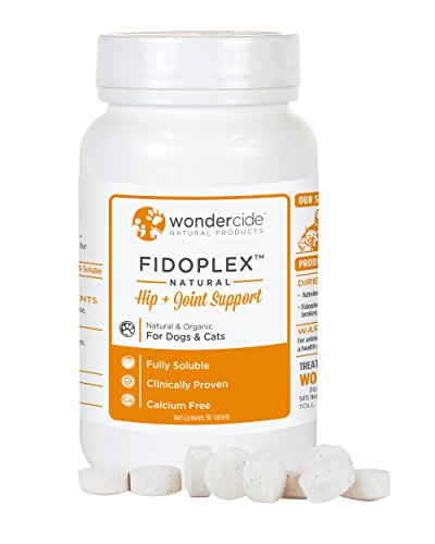 UPC 718122554683, Wondercide Fidoplex Natural Joint, Hip &amp; Muscle Support for Dogs &amp; Cats - 90 ct