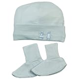 Cocooi Merino Beanie and Booties Set, For Newborn Babies