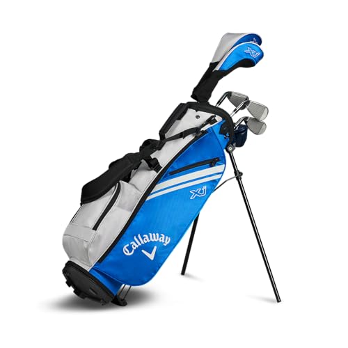 Callaway Golf XJ-2 Junior Package Golf Set, 7-Piece, Blue/White, Right Hand