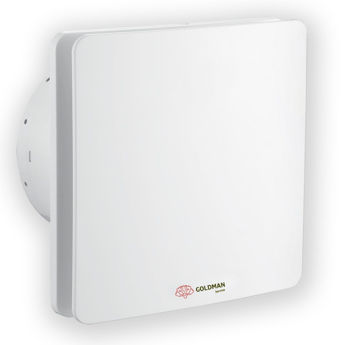 GOLDMAN SERVICE | Silent Bathroom Extractor Fan Powerful Anti Humidity Odors Non-return Valve | Diameter: 100 mm 12W