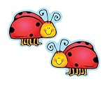 Carson Dellosa - Ladybugs Colorful Cut-Outs, Classroom D&eacute;cor, 36 Pieces