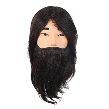 Sodial Hair Salon Men S Beard Training Head Model Amazon Co Uk