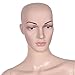 Giantex Plastic Female Mannequin Realistic Head Turns Dress Form Display Full w/ Base (Natural Style 6)