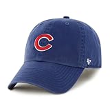 Chicago Cubs Washed Adjustable Logo Hat Royal Adjustable - Royal