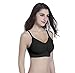 SUEKAPHIN 2PACK Nursing Bra Wireless Bra Women s Sleeping Maternity Bra Breastfeeding Bra Black Gray 2pcs Pack Medium Black gray