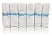 Bamboo Baby Washcloths Soft Organic White 6 Pack for Bathing and Skin Care