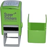 Stamper Solutions SuperStickers Smiley Star Pre Inked Stamper Green Brand New view 2