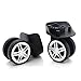 Super Ma 360 Swivel Luggage Mute Wheel Suitcase Replacement Repair Wheels 053(Couple Wheel)