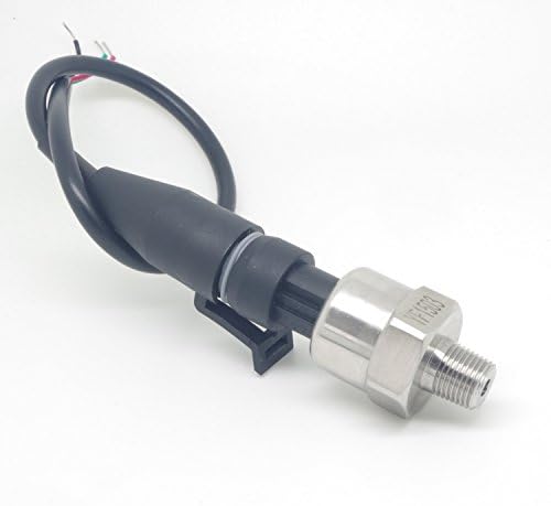 60PSI Input 5V Output 4-20mA 1/8" NPT Gas Air Oil Fuel For Auto Pressure Transducer Transmitter