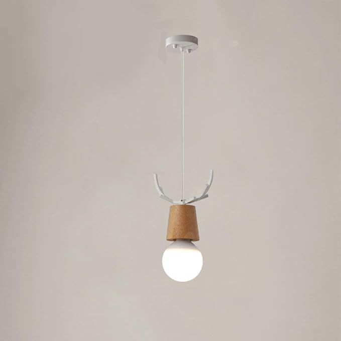 Banayad Moderne E27 Metall Elch Geweih Kronleuchter einzelne Lampe
