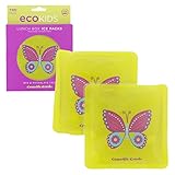 Crocodile Creek Girls Eco Reusable Butterfly Ice Packs for Lunch Boxes (Set of 2), Green, 5