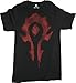 World of Warcraft Men's Horde Spray Paint Basic T-Shirt (Black, X-Large)