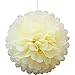 Bekith 30 Piece 10 inch Tissue Paper Pom Poms Flower Ball Wedding Party Outdoor Decoration