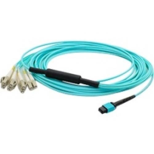 Addon 10M Om4 Aqua Duplex Fanout Cable