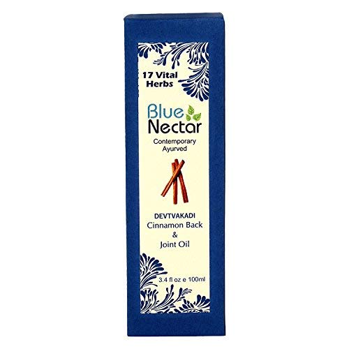 Blue Nectar Ayurvedic Pain Relief Oil for Body, Back, Knee and Legs, 100ml