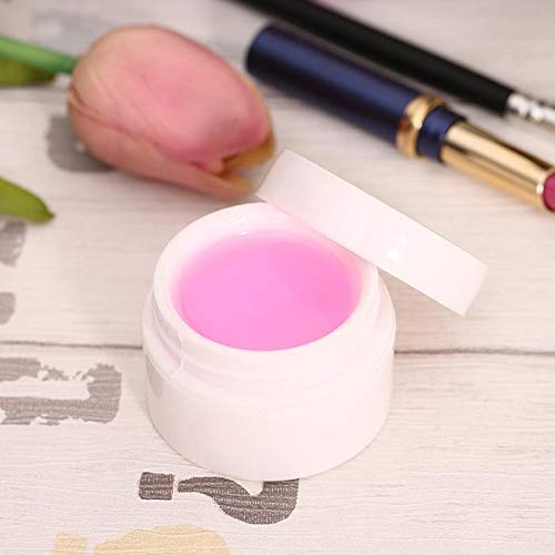 GuGio Pink Soak Off UV Builder Gel Set Nail Art Strengthening UV Builder Gel Acrylic Nail Art Tips Manicure