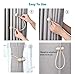 DEZENE Magnetic Curtain Tiebacks,The Most Convenient Drape Tie Backs,2 Pack Decorative Rope Holdback Holder for Big,Wide or Thick Window Drapries,16 Inch Long,Bronze/Golden