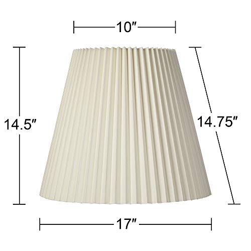 4 Ivory+Pleated+Shade+10x17x14+75+Spider