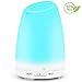Essential Oil Diffuser,【Upgraded】Mulcolor120ml Aromatherapy Diffuser Aroma Diffuser, Cool Mist Humidifier for Essential Oils, Safety Waterless Auto Shut-Off, 7 Color LED Lights