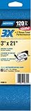 Norton Co. 49610 3X Belt Sanding 120 Grit Sandpaper, 3-Inch x 21-Inch Belt, 2-Pack