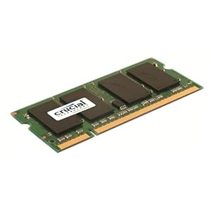 Crucial 2GB, 200-pin SODIMM, DDR2 PC2-5300 memory module