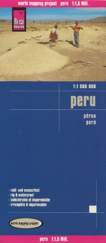 Peru 1:1,500,000 Travel Map, waterproof, GPS-compatible REISE by Reise Knowhow