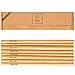 Reusable Bamboo Straws with Case| 8in long Biodegradable Wooden Set of 8 Straws & 2 Cleaning Brushes| Eco-Friendly Travel| Alternative to Plastic & Stainless Steel| Organic| Gift set| Waste less