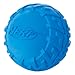Nerf Dog Tire Ball Dog Toy with Interactive Squeaker, Lightweight, Durable and Water Resistant, 2.5 Inches, for Small/Medium Breeds, Single Unit, Blue
